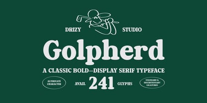 Golpherd Font Poster 1