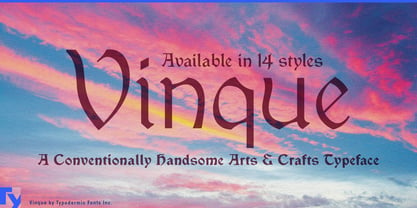 Vinque Font Poster 1