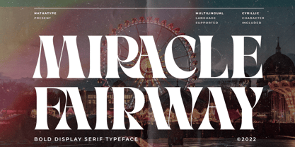 Miracle Fairway Font Poster 1