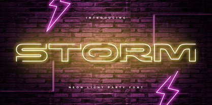 Storm Font Poster 1