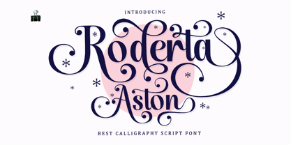 Roderta Aston Font Poster 1