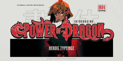 Power of Dragon Font Poster 1