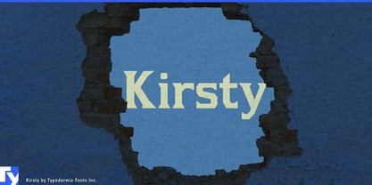 Kirsty Font Poster 1