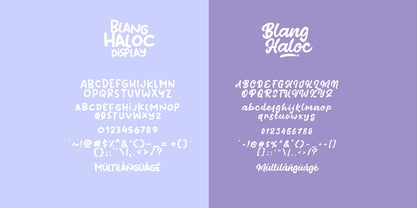 Blang Haloc Font Poster 7