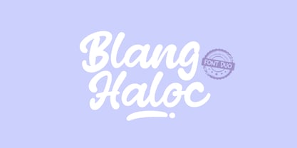 Blang Haloc Font Poster 1