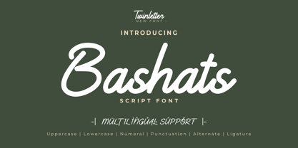 Bashats Font Poster 1