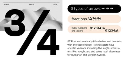 PT Root Font Poster 7
