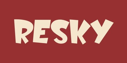 Resky Font Poster 1