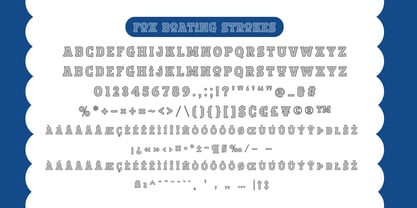 Fox Boating Strokes Font Poster 10