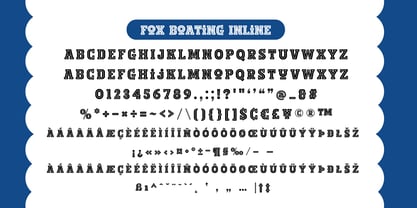 Fox Boating Strokes Font Poster 8