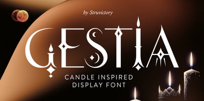 Gestia Decorative Font Poster 1