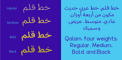 SF Qalam Font Poster 2