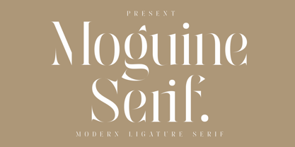 Moguine Serif Font Poster 9