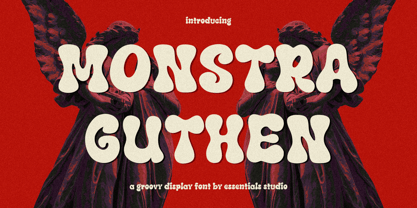 Monstra Guthen Font Poster 1