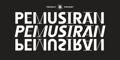 Pemusiran Font Poster 2