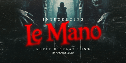 Le Mano Font Poster 1