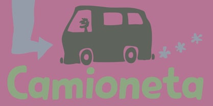 Camioneta Font Poster 1