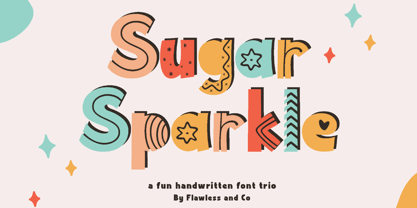 Sugar Sparkle Font Poster 1