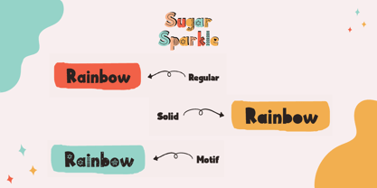 Sugar Sparkle Font Poster 9