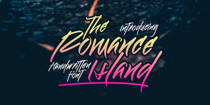 The Romance Island Font Poster 1