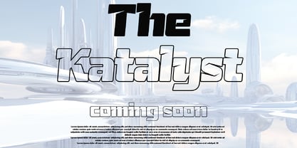 Katalyst Typeface Font Poster 3