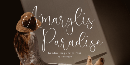 Amarylis Paradise Font Poster 1