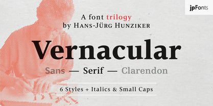Vernacular Serif Police Poster 1