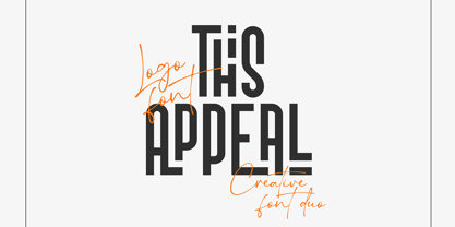 This Appeal Font Poster 1