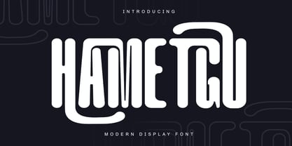 Hametgu Font Poster 1