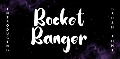 Rocket Ranger Font Poster 1