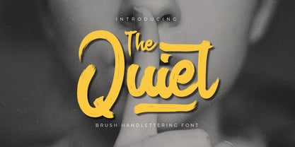 The Quiet Font Poster 1