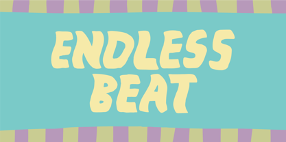 Endless Beat Font Poster 1