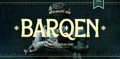 Barqen Font Poster 1