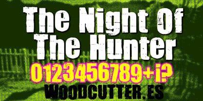 The Night Of The Hunter Font Poster 6