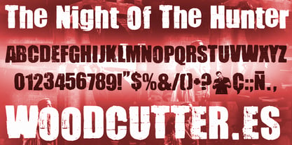 The Night Of The Hunter Font Poster 4