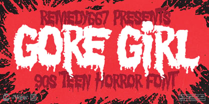 Gore Girl Font Poster 1