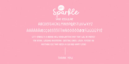 Lets Sparkle Font Poster 8