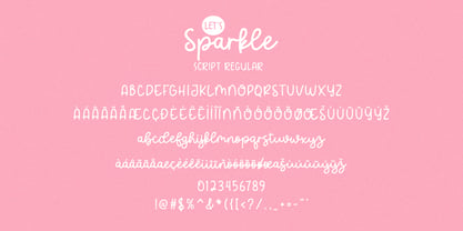 Lets Sparkle Font Poster 7