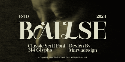 Bailse Font Poster 1