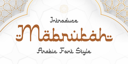 Mabrukah Font Poster 1