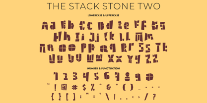 The Stack Stone Font Poster 12