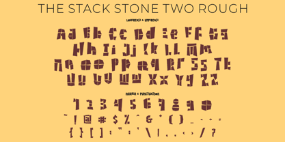 The Stack Stone Font Poster 14
