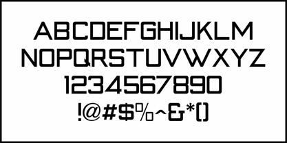 Generic Squared JNL Font Poster 3