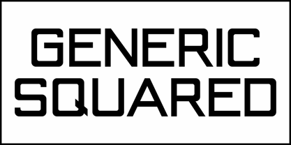 Generic Squared JNL Font Poster 2