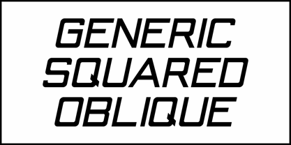 Generic Squared JNL Font Poster 4