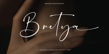 Bretya Font Poster 1