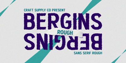 Bergins Rough Fuente Póster 1