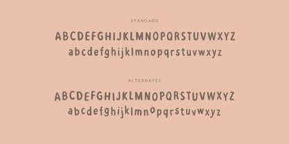 Lazy Letters Font Poster 3