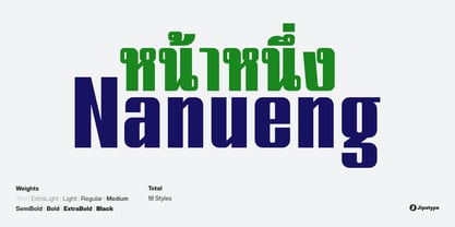 Nanueng Font Poster 1