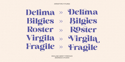 Rocline Font Poster 8